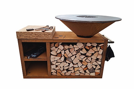 TEXAS BBQ GRILL I CORTENSTÅL - IDALUND DESIGN