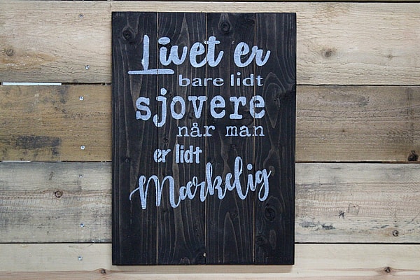 Livet er bare lidt sjover når man er lidt mærkelig