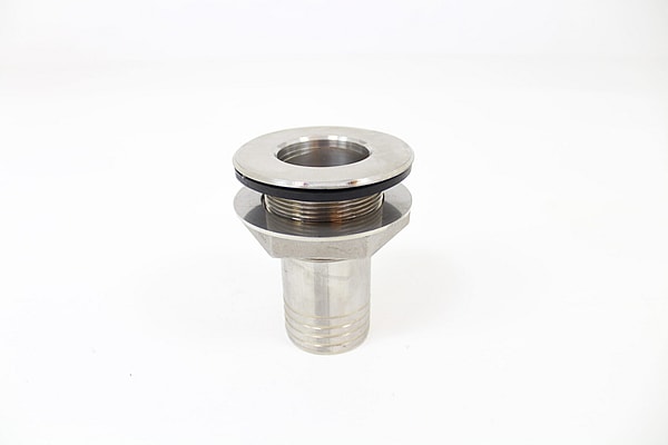 Gennemføring med slangestuds 50mm