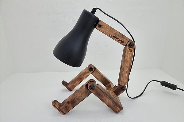 Armløs Lampemand Mørkebrun - Idalund Design