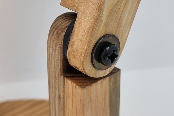 Armløs Lampemand med fod Lysebrun - Idalund Design