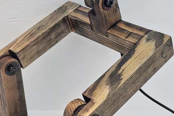 Armløs Lampemand med fod Sort - Idalund Design