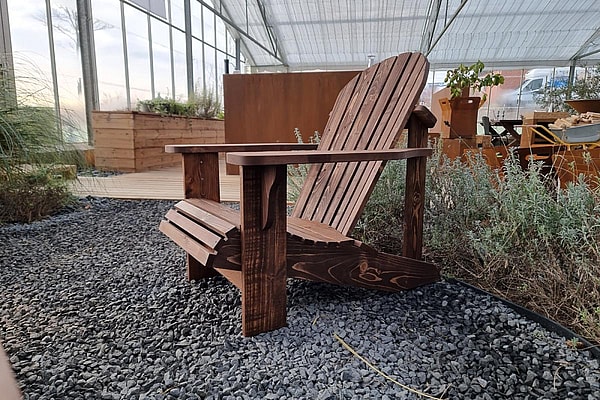 Amerikansk Adirondack Havestol Mørkebrun - Idalund Design