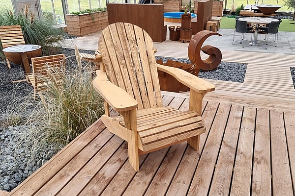 Amerikansk Adirondack Havestol - Lysebrun