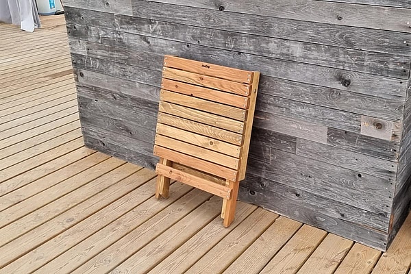 Klapbord i genrbrugstræ - Idalund Design